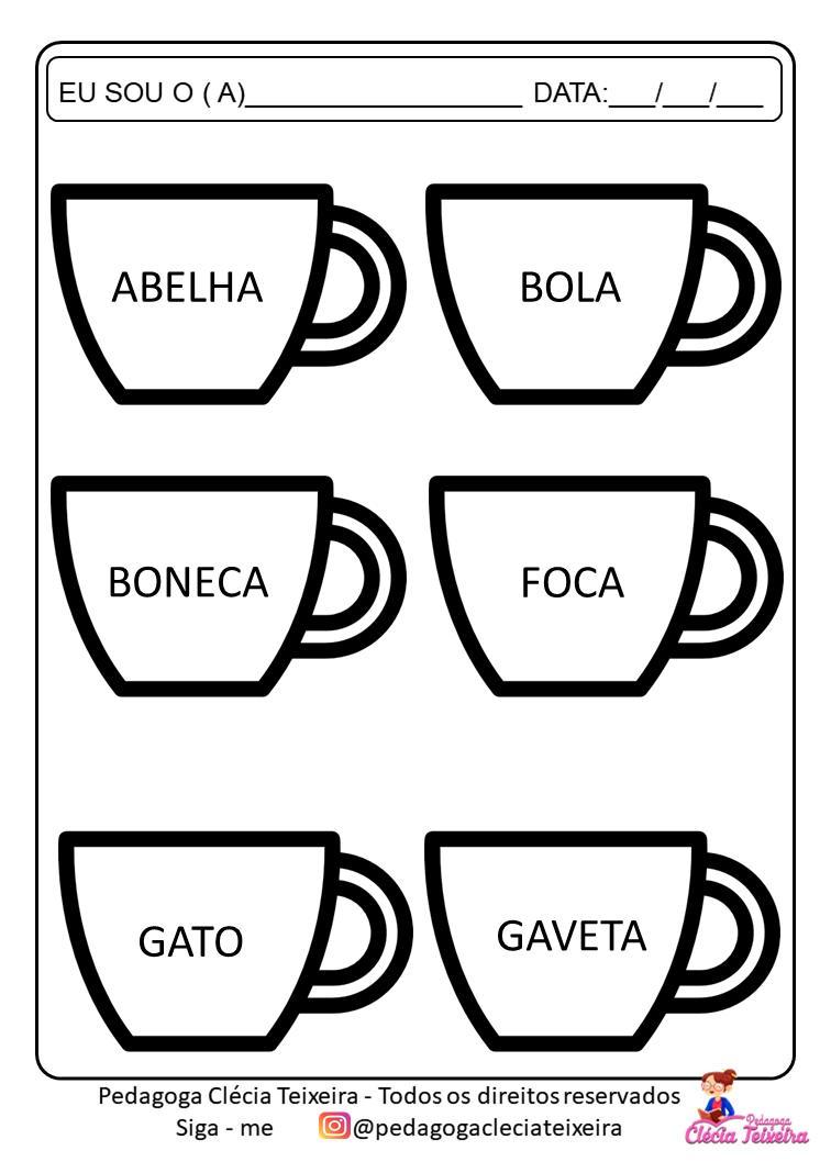 Atividades Interativas Para Imprimir Cl Cia Teixeira