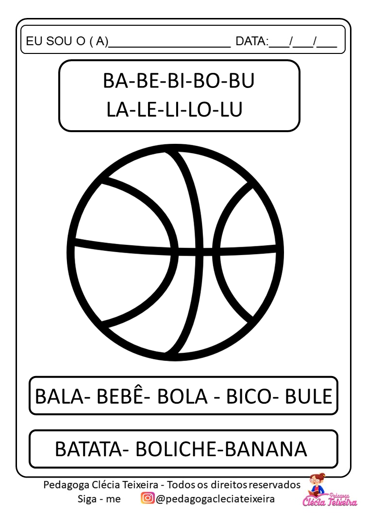 Atividade Interativa Letra B - Clécia Teixeira