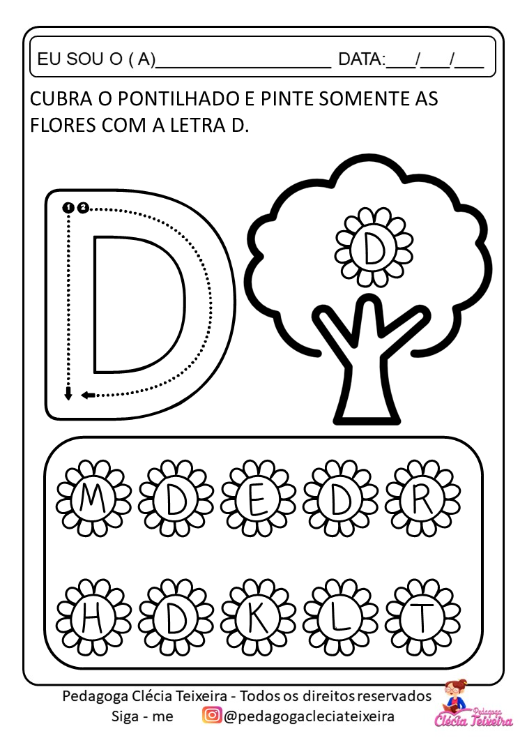 26 Atividades Com As Letras Do Alfabeto Clécia Teixeira 