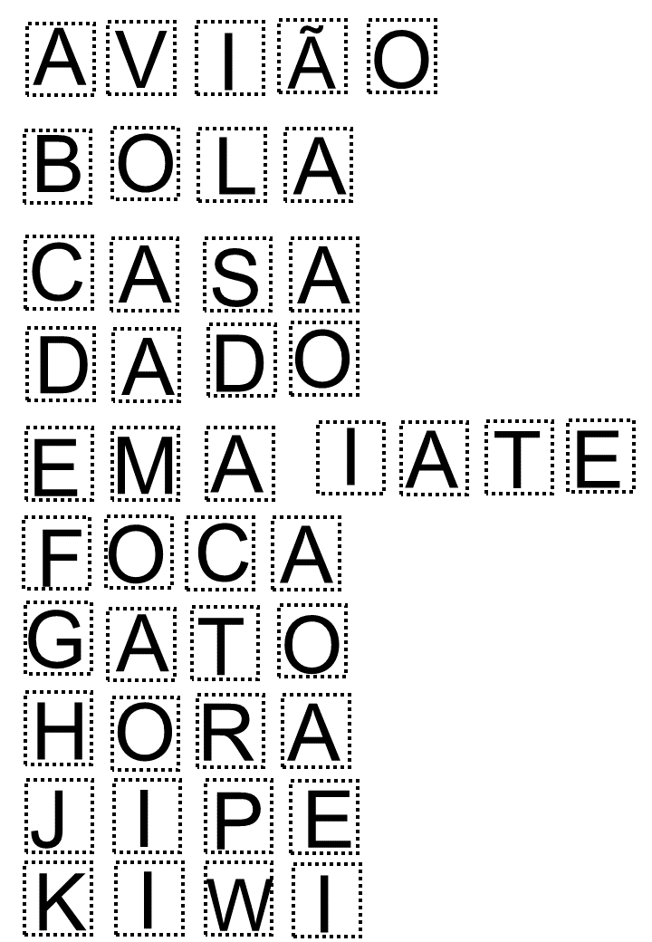 Atividade Interativa Com Todas As Letras Do Alfabeto Cl Cia Teixeira