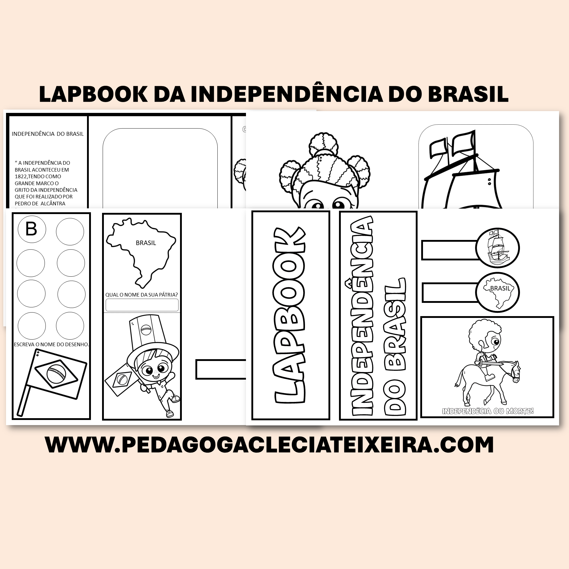 Lapbook da independência do brasil