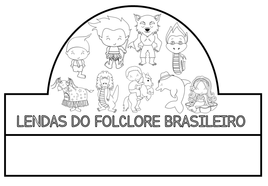 Pulseiras das lendas do folclore brasiseleiro+coroa