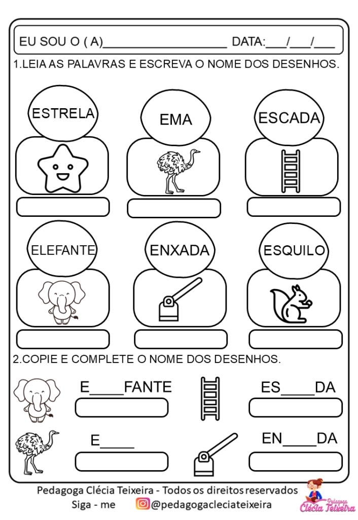 Trabalhando as  vogais A E I O U na alfabetização