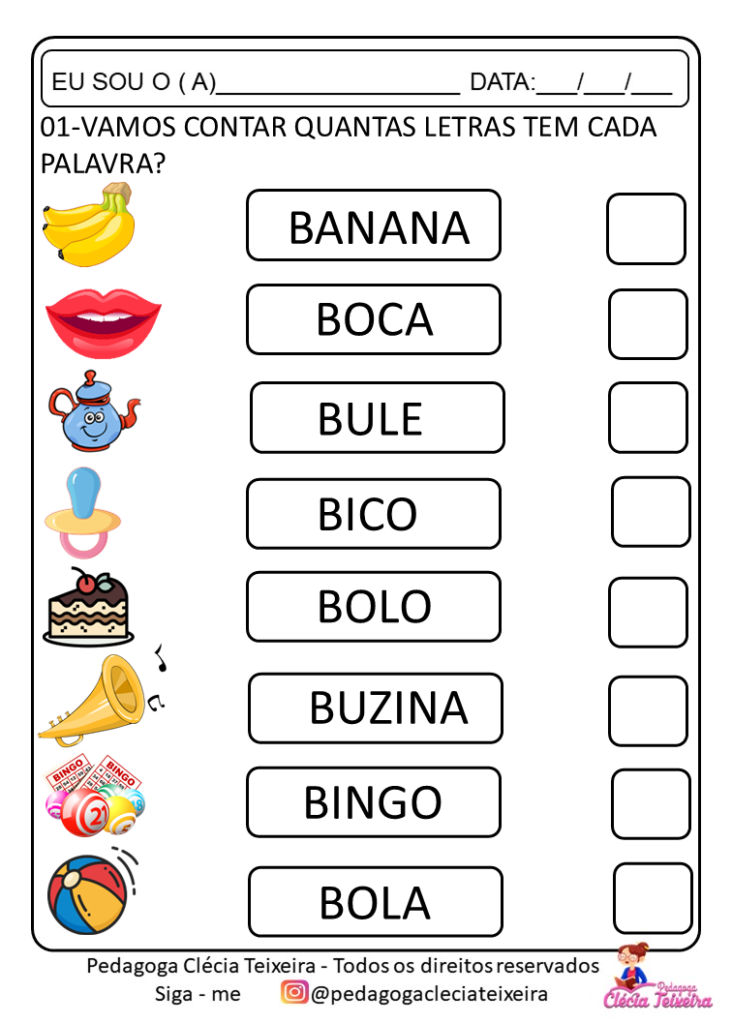 Trabalhando quantidade de letras de A A Z