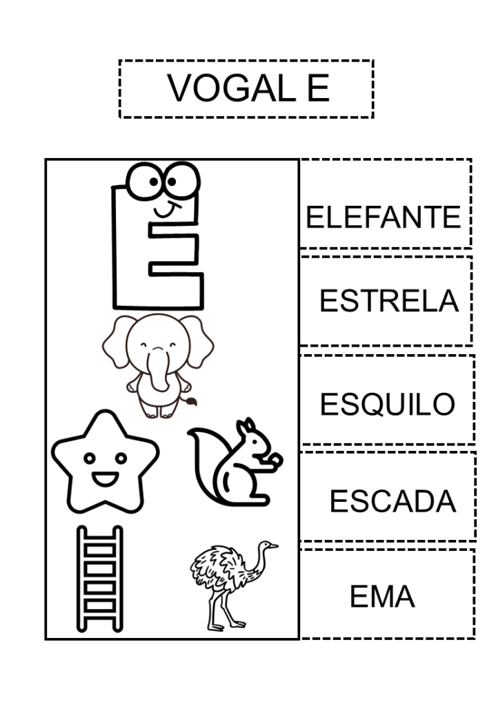 Vogais interativas para a educação infantil