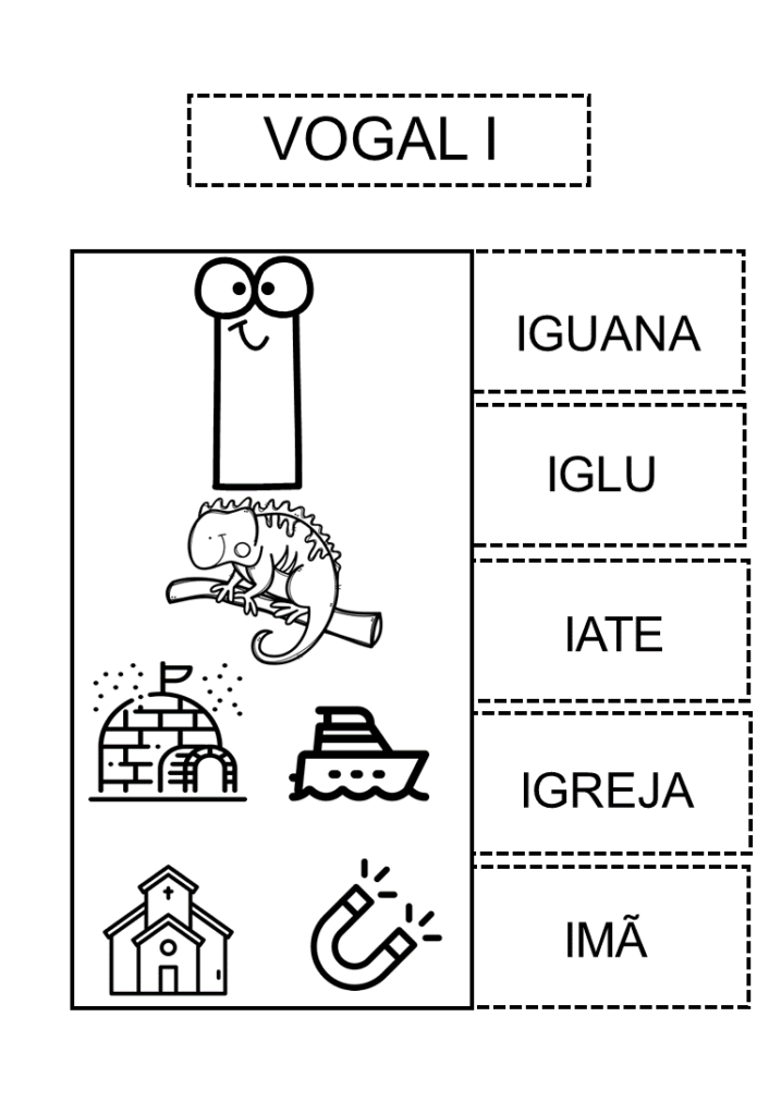 Vogais interativas para a educação infantil