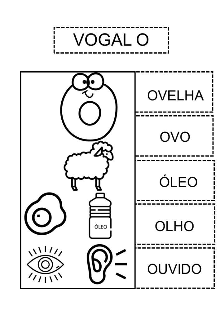 Vogais interativas para a educação infantil