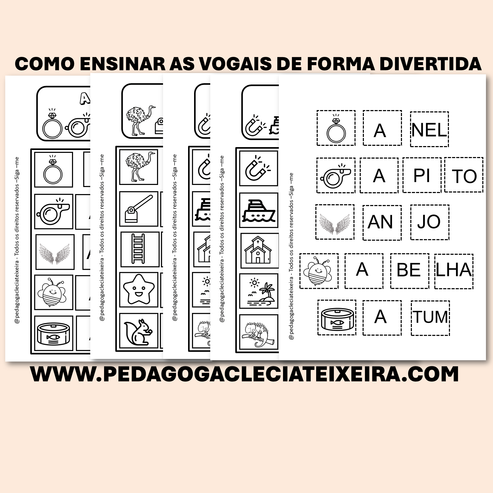 Como ensinar as vogais de forma divertida