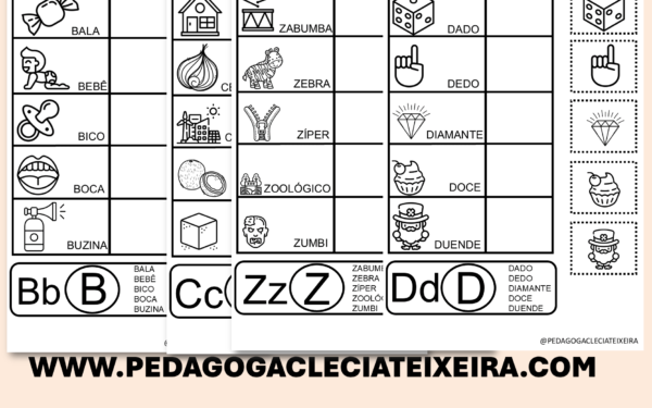 Família silábica: dinâmicas para alfabetização