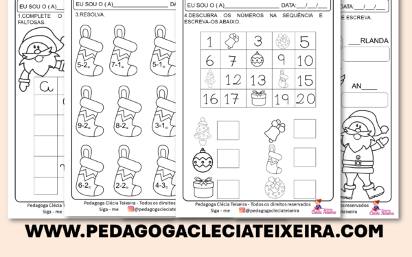 Atividades de Natal educação infantil