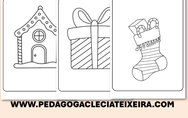 Desenhos de Natal para colorir-imprimir PDF