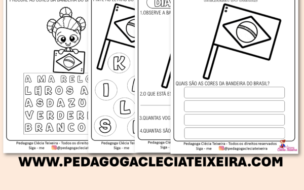 Atividades Dia da Bandeira educação infantil