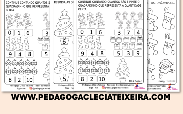 Atividades com os numerais:Vamos contar?