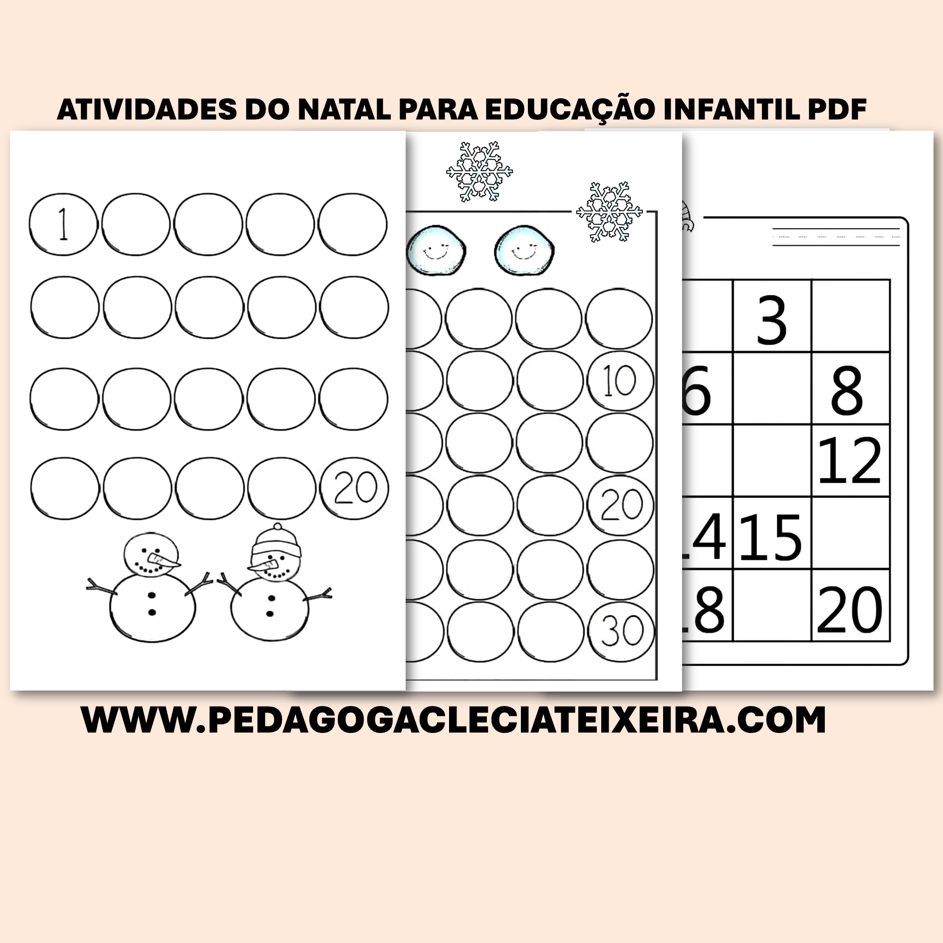 Atividades do natal para educação infantil PDF