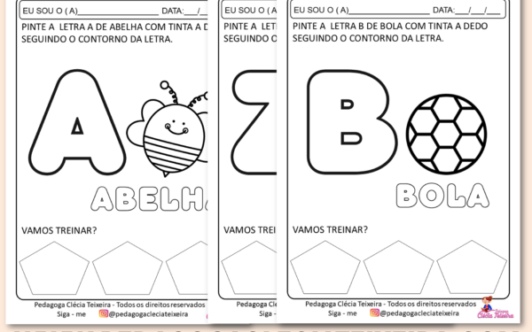 Atividades para trabalhar as letras do alfabeto