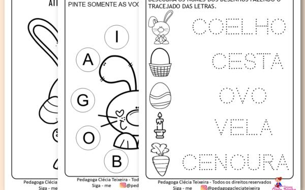 Atividades sobre Páscoa Educação Infantil